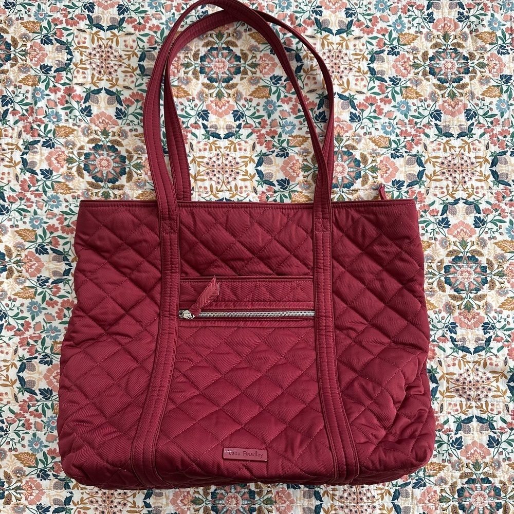 Vera Bradley Vera Tote Berry Red